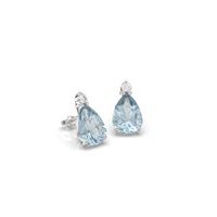 Orecchini Baroni Gioielli Donna in Oro Acquamarina 1.30 Ct 4622/B1 - 4622/B1